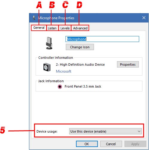 Step 4, General Tab