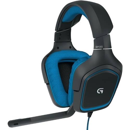 Logitech G430 Headset In Black And Blue Color