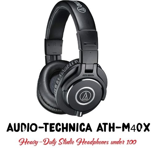 A Picture Of Audio-Technica ATH-M40x With Their Name