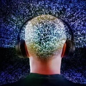 A Picture Of Noise Interference With Headphones