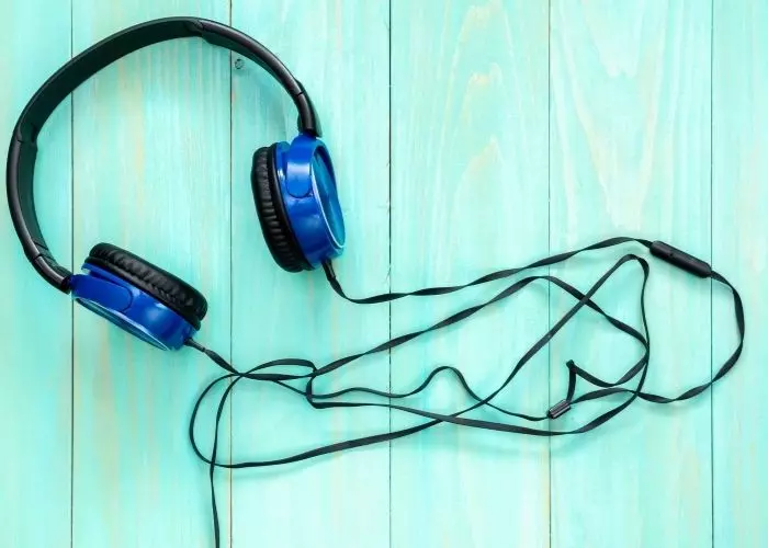 A Picture Of Wired Headphones