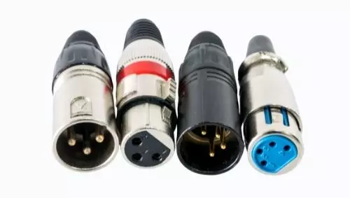 An Example Of XLR Audio Connectors